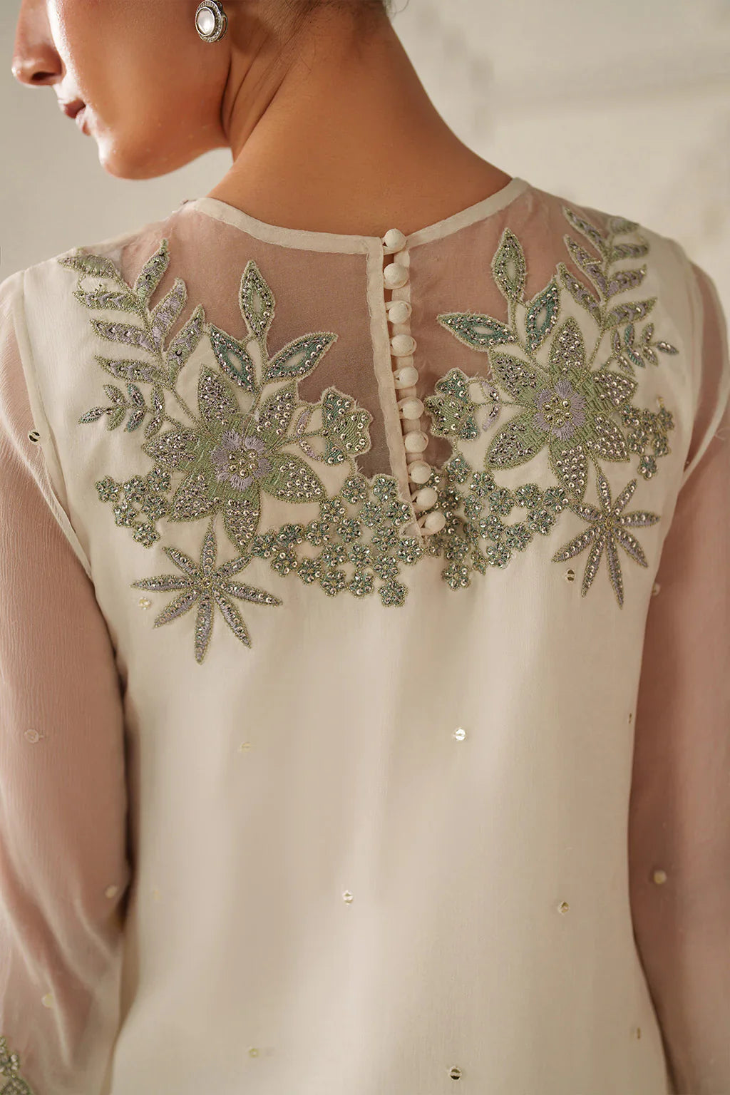 Iznik | Festive Formals | UE-620 Embroidered Chiffon