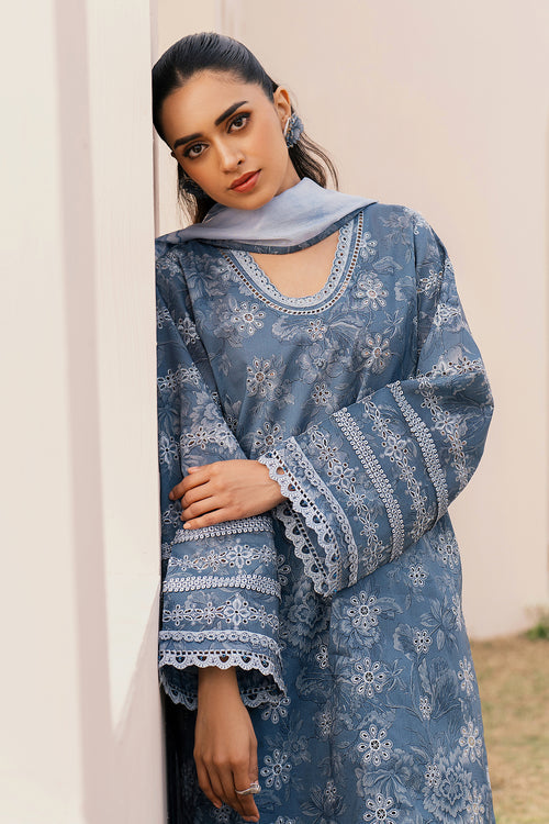 Baroque | Luxury Pret 24 | LAWN UF-601 - House Of Anaya