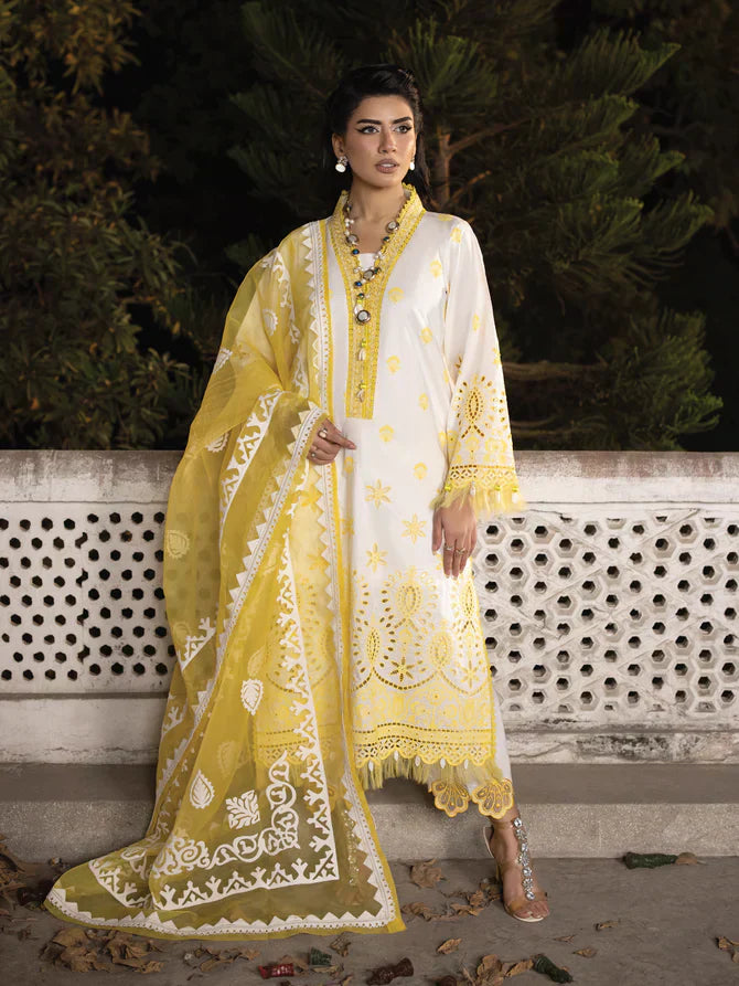 Faiza Faisal | Maya Luxury Lawn | Ceren - House Of Anaya