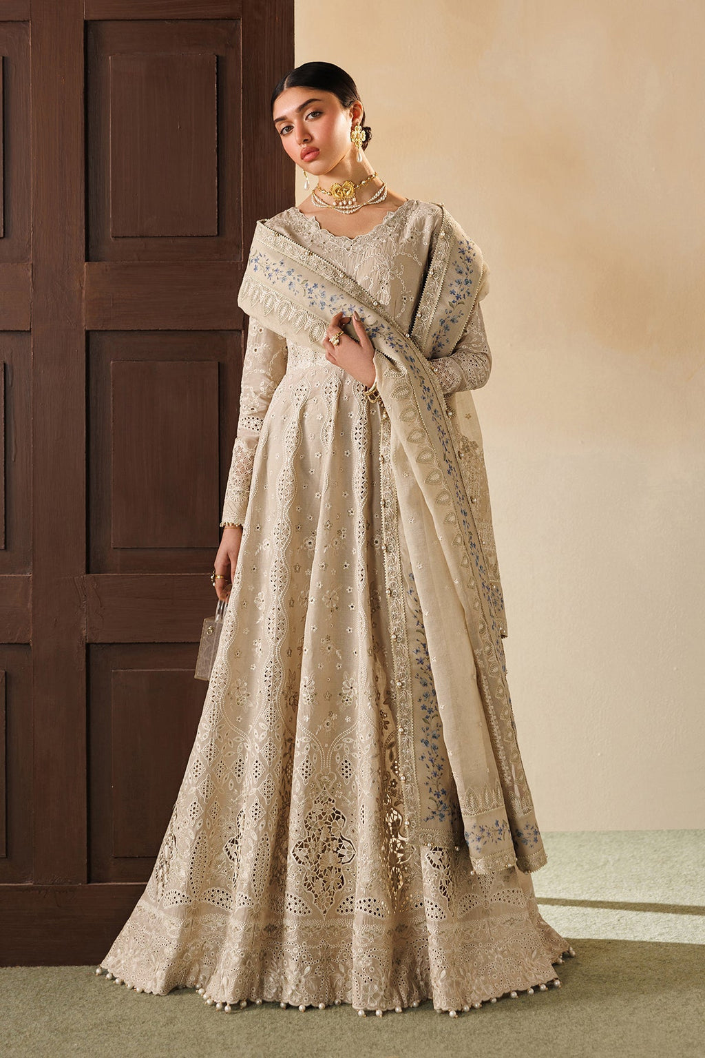 Baroque | Edit Lawnƒ??26 | EMBROIDERED LAWN EL26-D03 UNSTITCHED