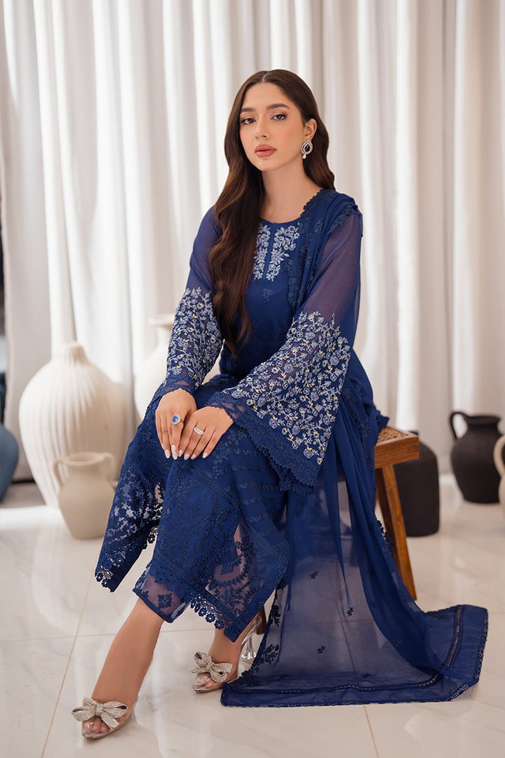 Azure | Ensembles Embroidered Formals | Azure Breeze - Riwayat-e-Khas