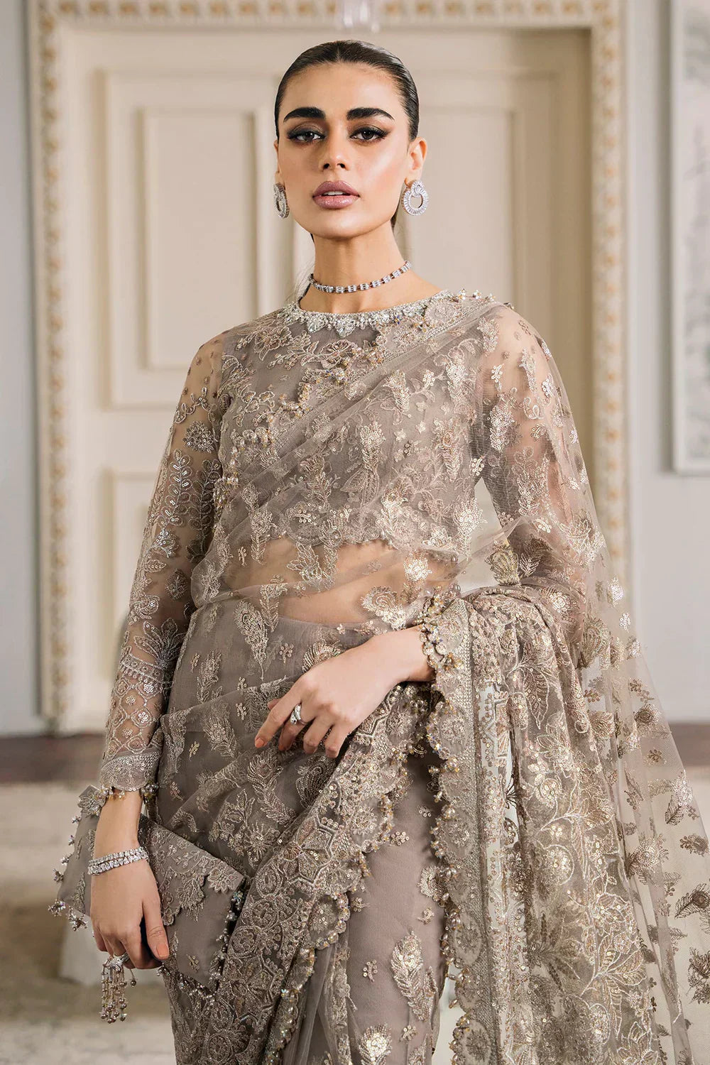 Baroque | Chantelle Embroidered Collection | CH12-06 - House Of Anaya