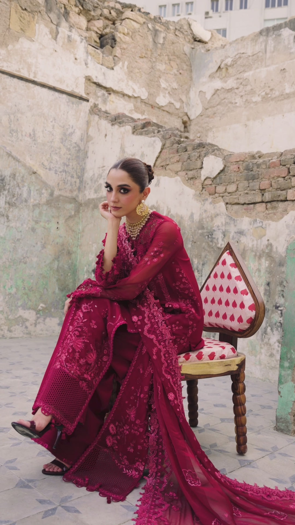 Qalamkar | Chiffon Edit | WC-06 JAYNE