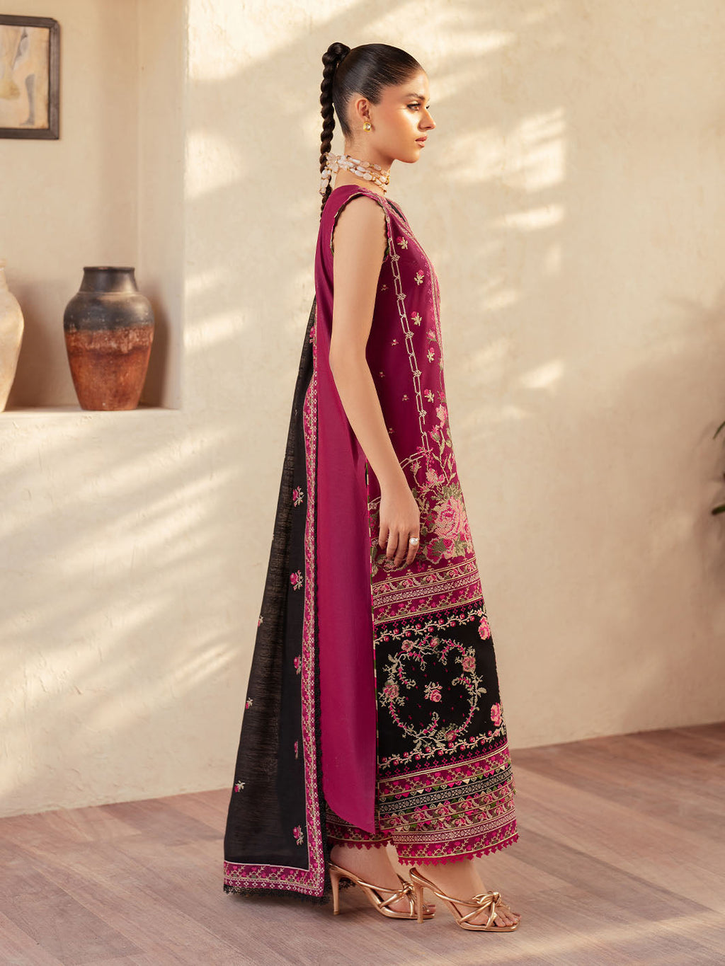Bin Ilyas | Mehroze Luxury Lawn 25 | 95 - A