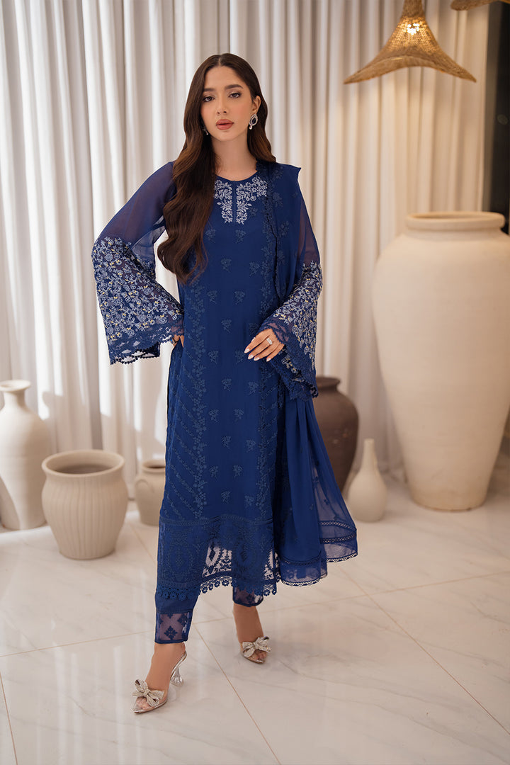 Azure | Ensembles Embroidered Formals | Azure Breeze - Riwayat-e-Khas