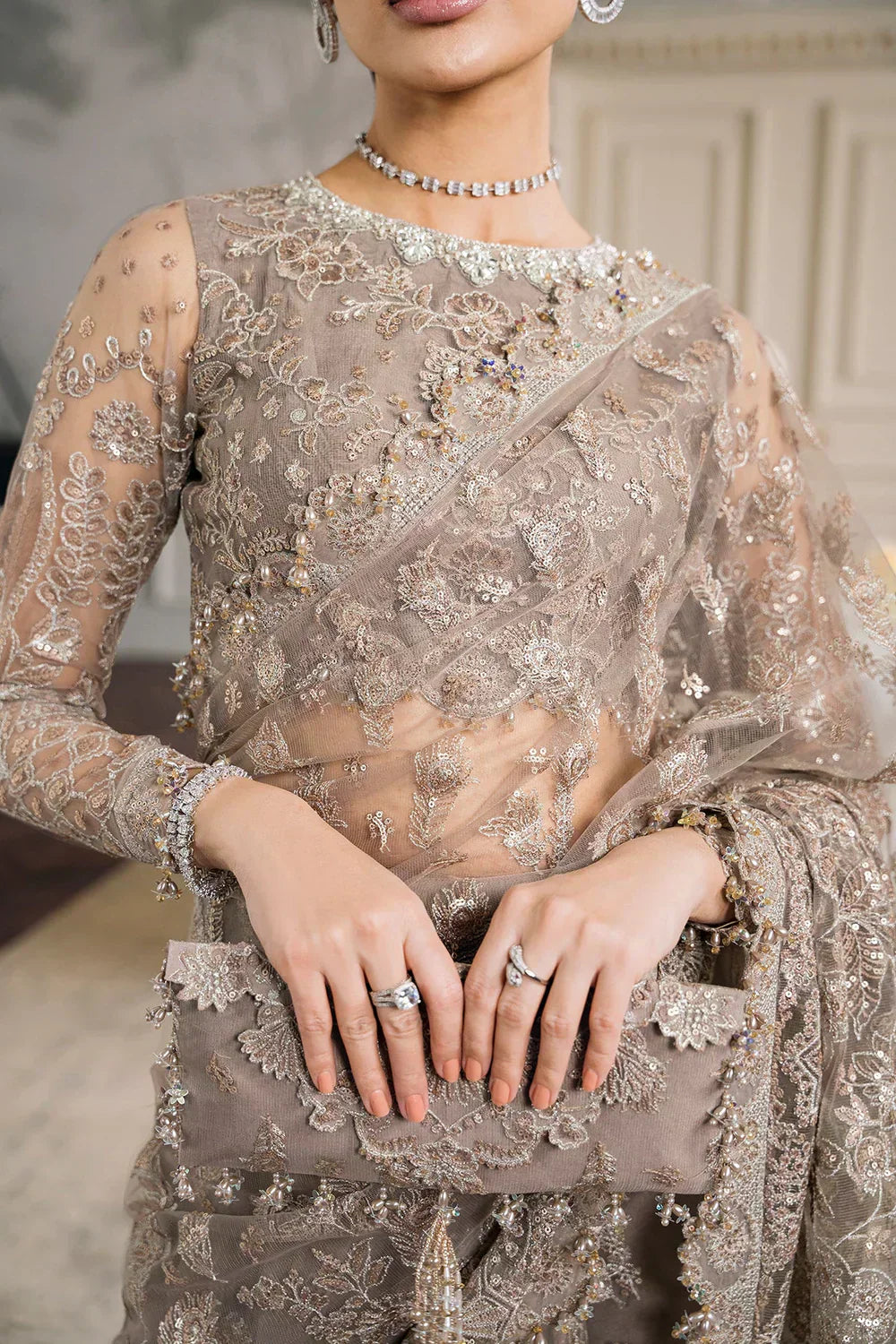 Baroque | Chantelle Embroidered Collection | CH12-06 - House Of Anaya