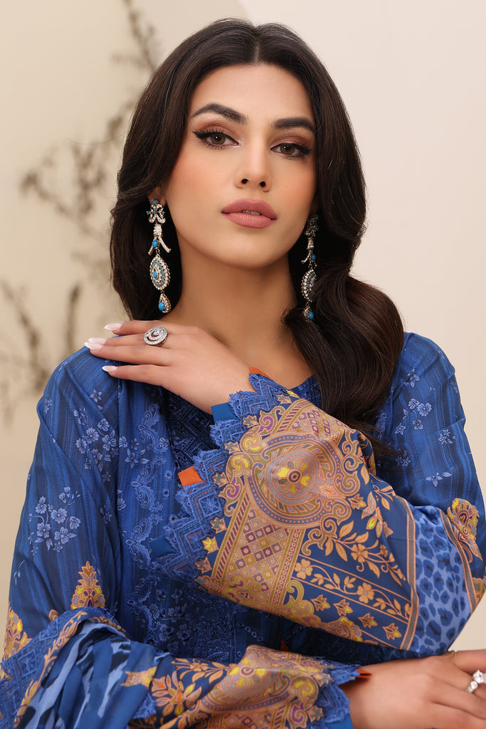 Charizma | Naranji Embroidered Lawn 24 | CN4-005 - House of Zarish
