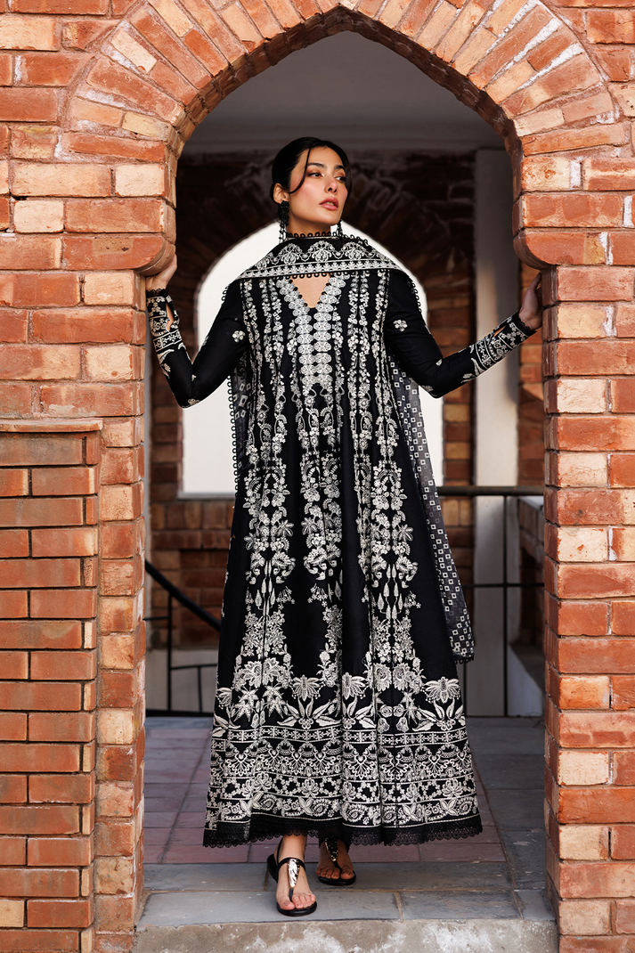 Emaan Adeel | Mirabelle Festive Luxury Lawn | MIDNIGHT BLISS
