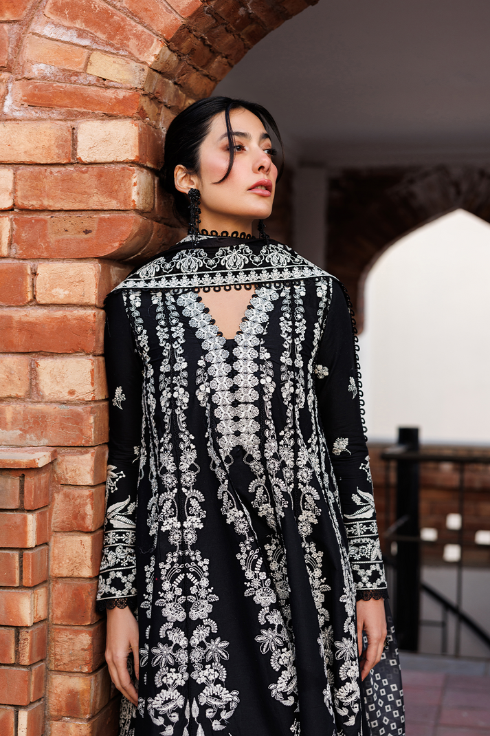 Emaan Adeel | Mirabelle Festive Luxury Lawn | MIDNIGHT BLISS