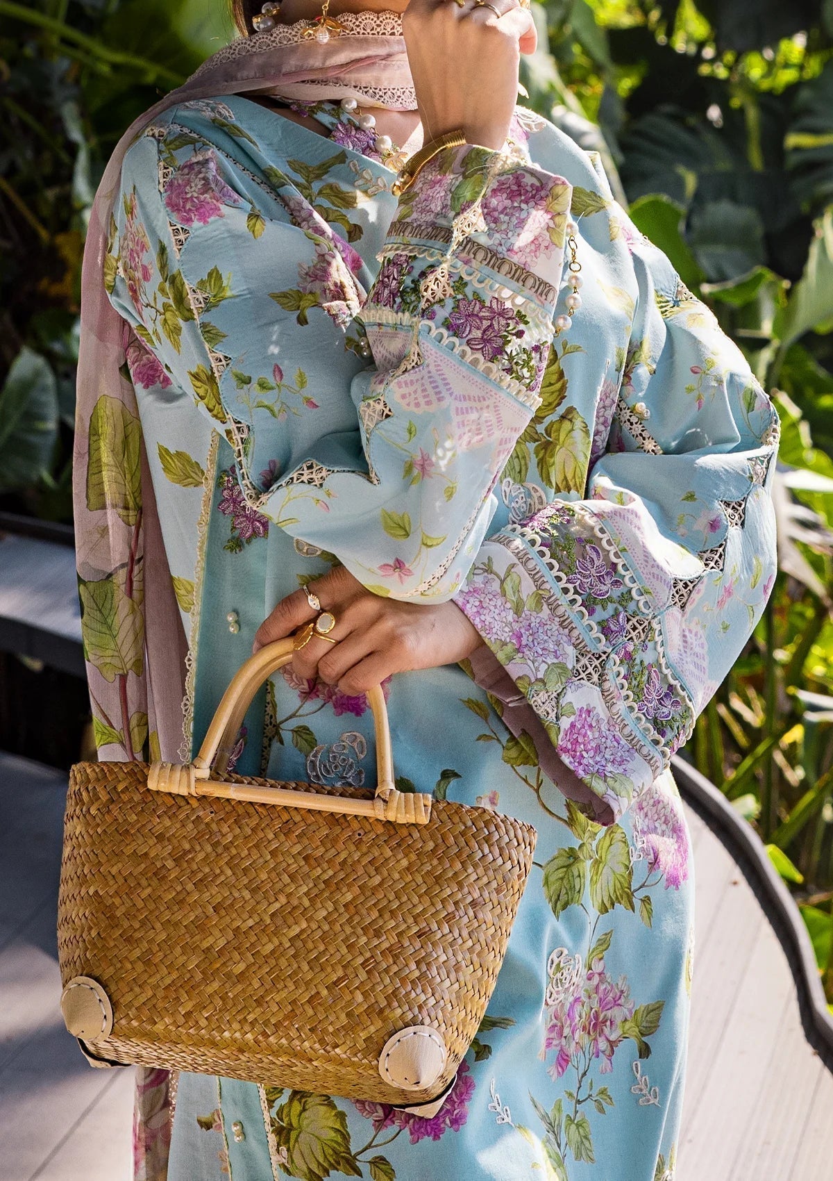 ELAF Signature Embroidered Lawn 3Pc Suit ESL-05A STARLIT HARMONY