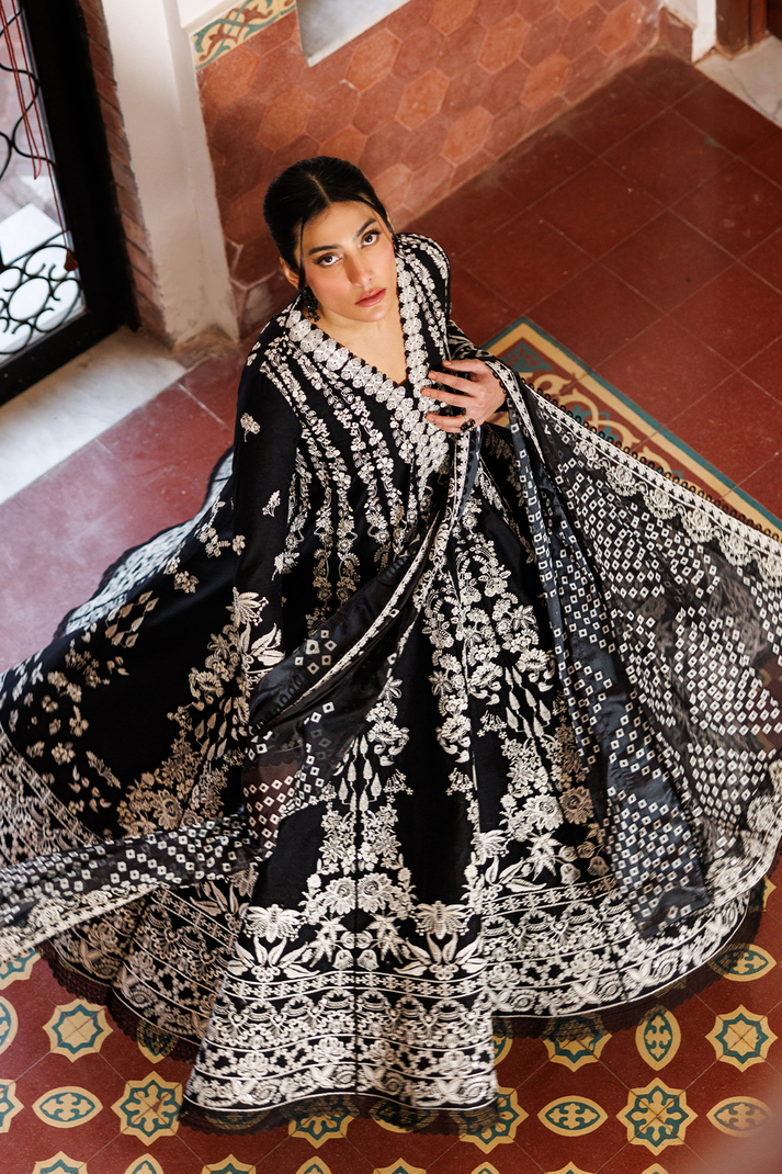 Emaan Adeel | Mirabelle Festive Luxury Lawn | MIDNIGHT BLISS