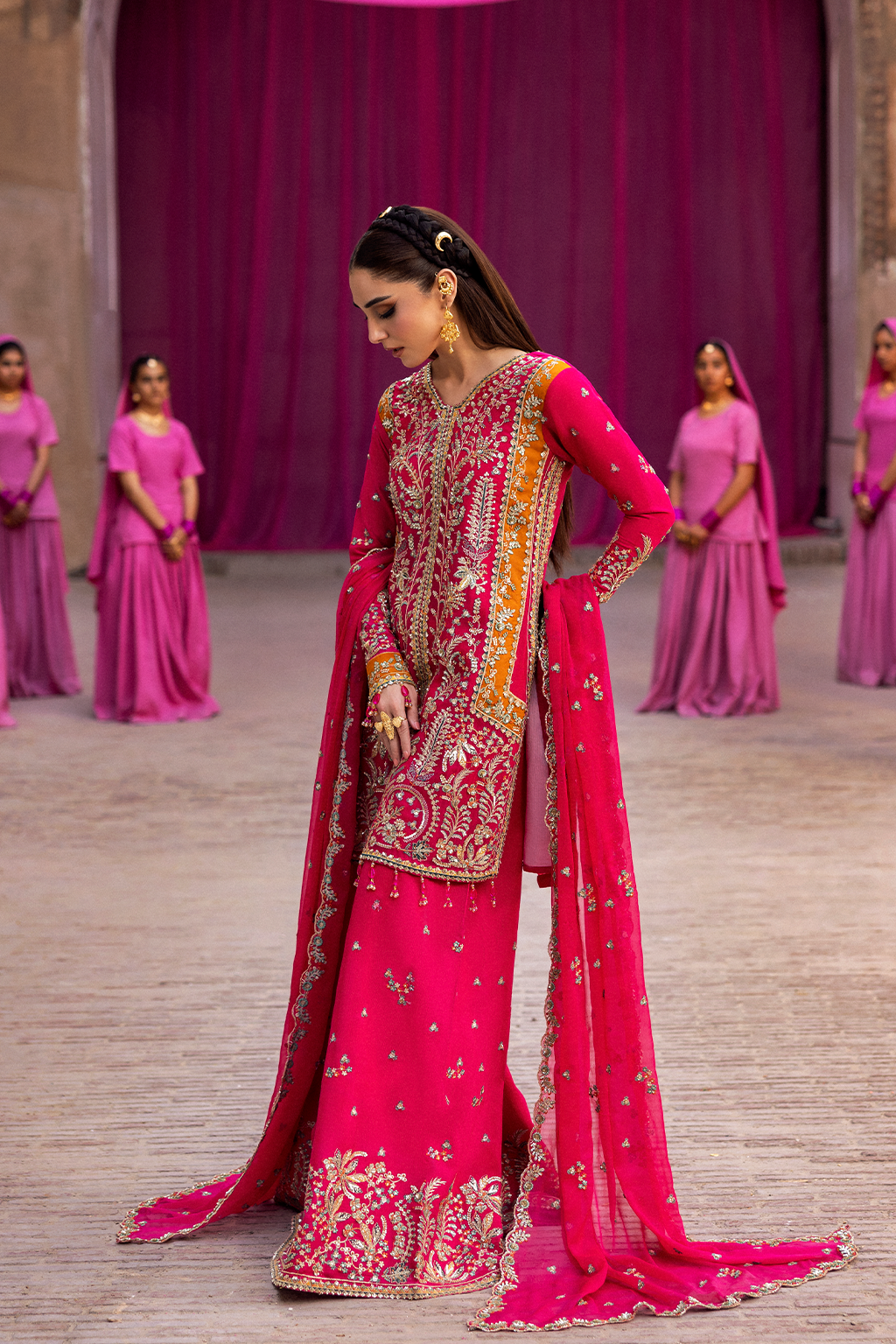 Emaan Adeel I The Empress Wedding Formals I  IMAELISSA