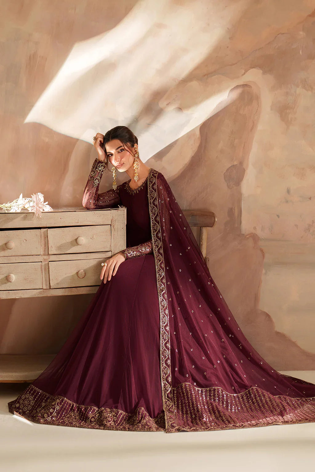 Iznik | Chinon Chiffon | CC-80 Embroidered Net