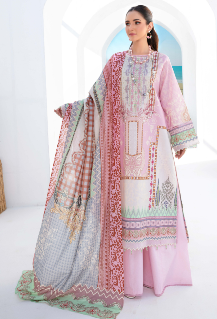 Humdum | Saira Bano Lawn 24 | D08 - House Of Anaya