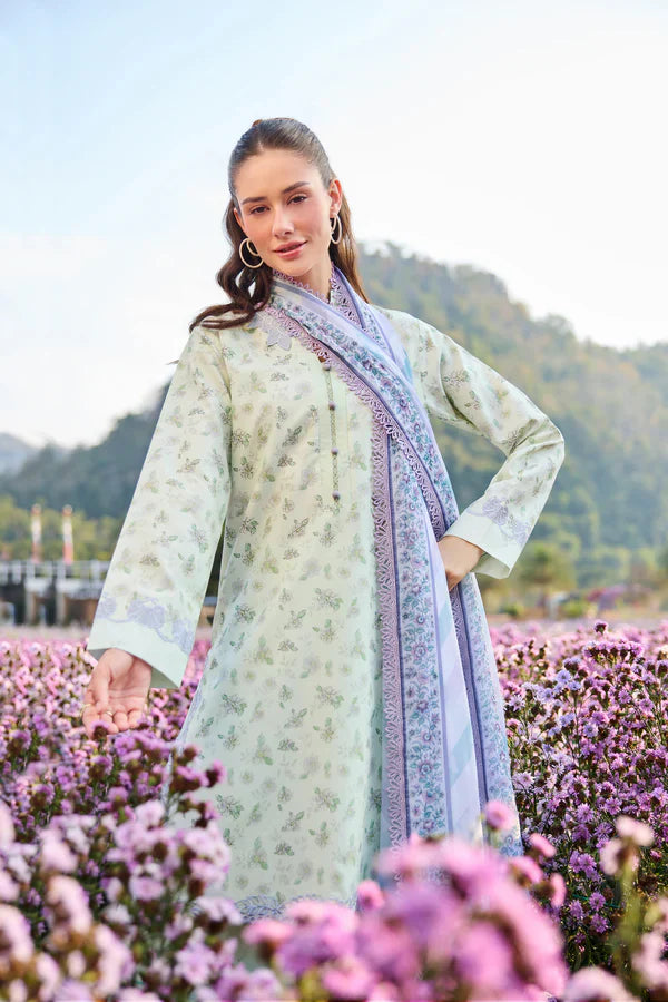 Farasha | Printed Essentials’26 | Mint Petaline