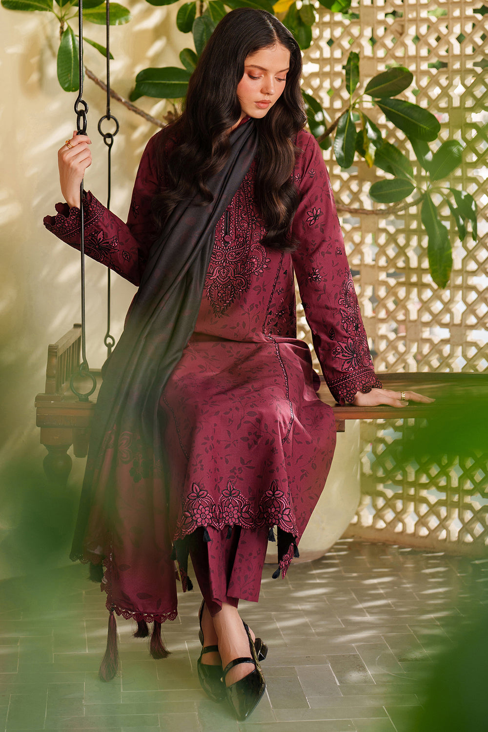 Farasha | Meline Premium Viscose 25 | Sable Bloom