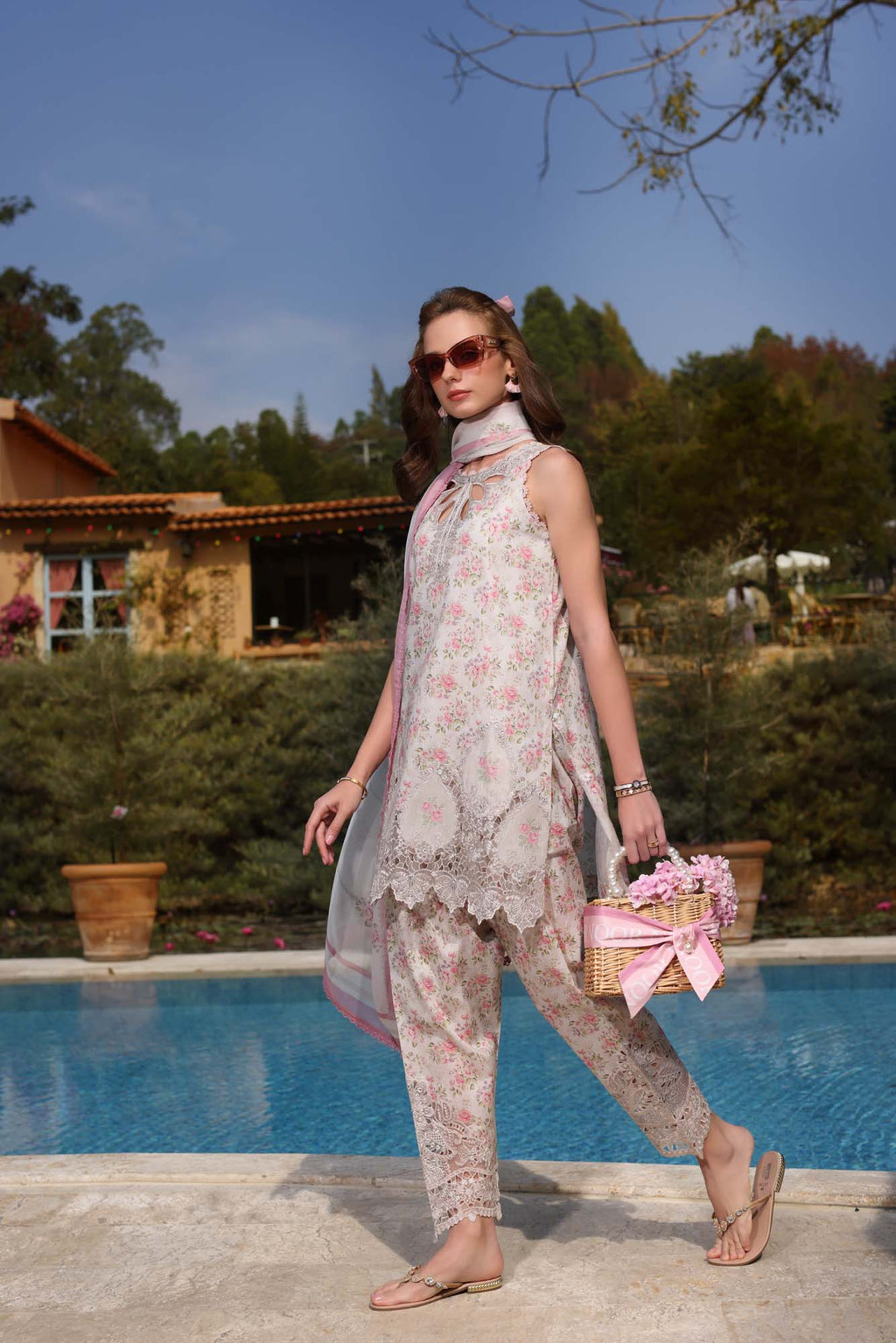 Noor by Saadia Asad | Luxe Chikankari 25 | D7-A - Riwayat-e-Khas