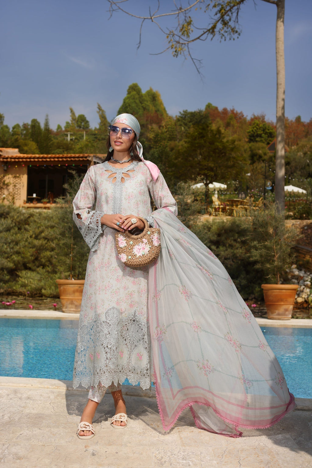 Noor by Saadia Asad | Luxe Chikankari 25 | D7-B - Riwayat-e-Khas