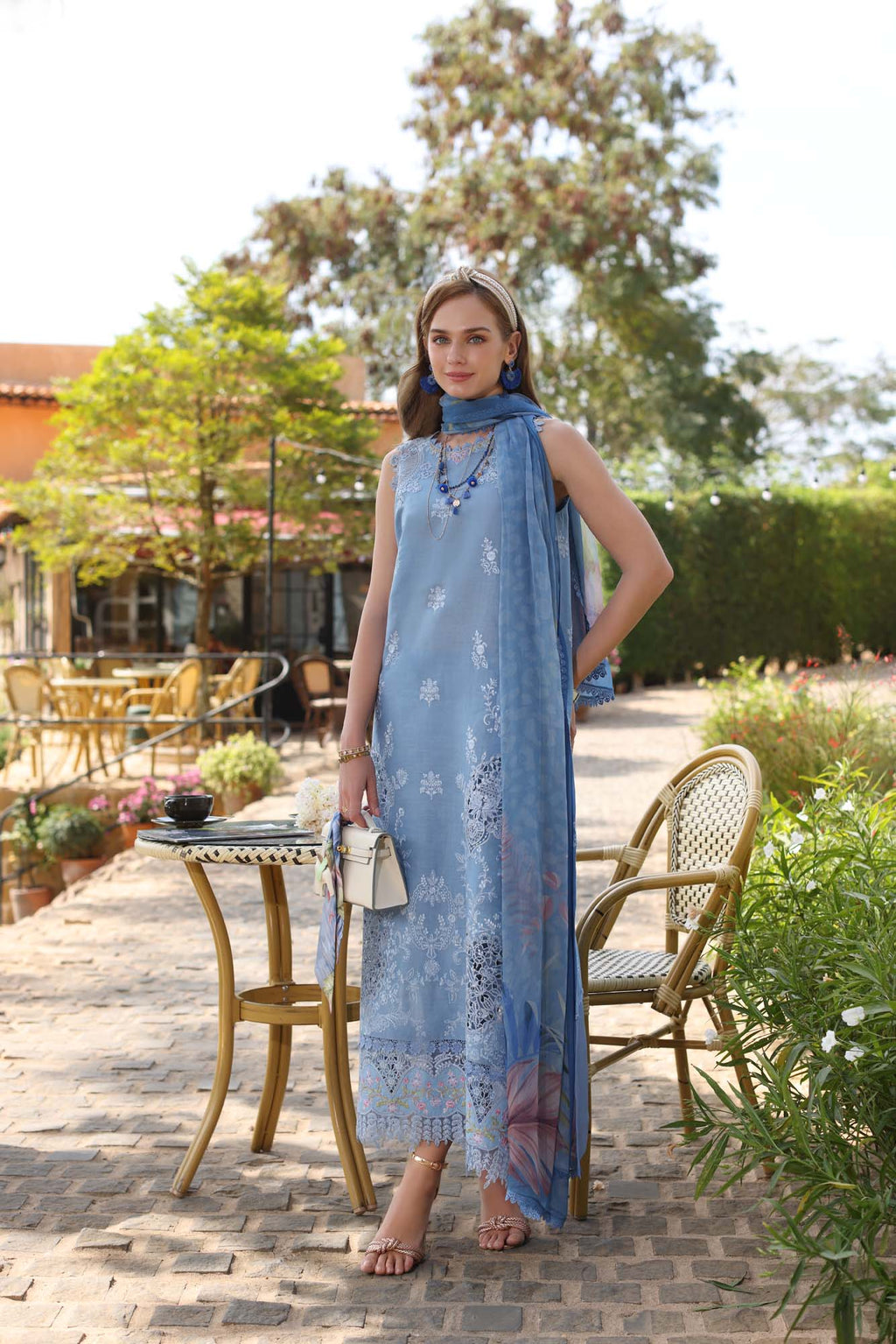 Noor by Saadia Asad | Luxe Chikankari 25 | D4-B - Riwayat-e-Khas