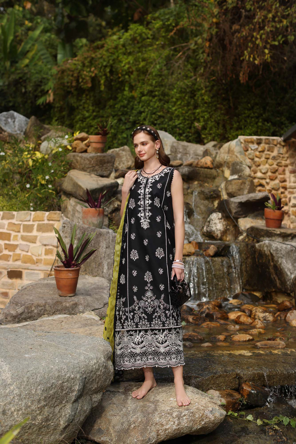 Noor by Saadia Asad | Luxe Chikankari 25 | D3-B - Riwayat-e-Khas
