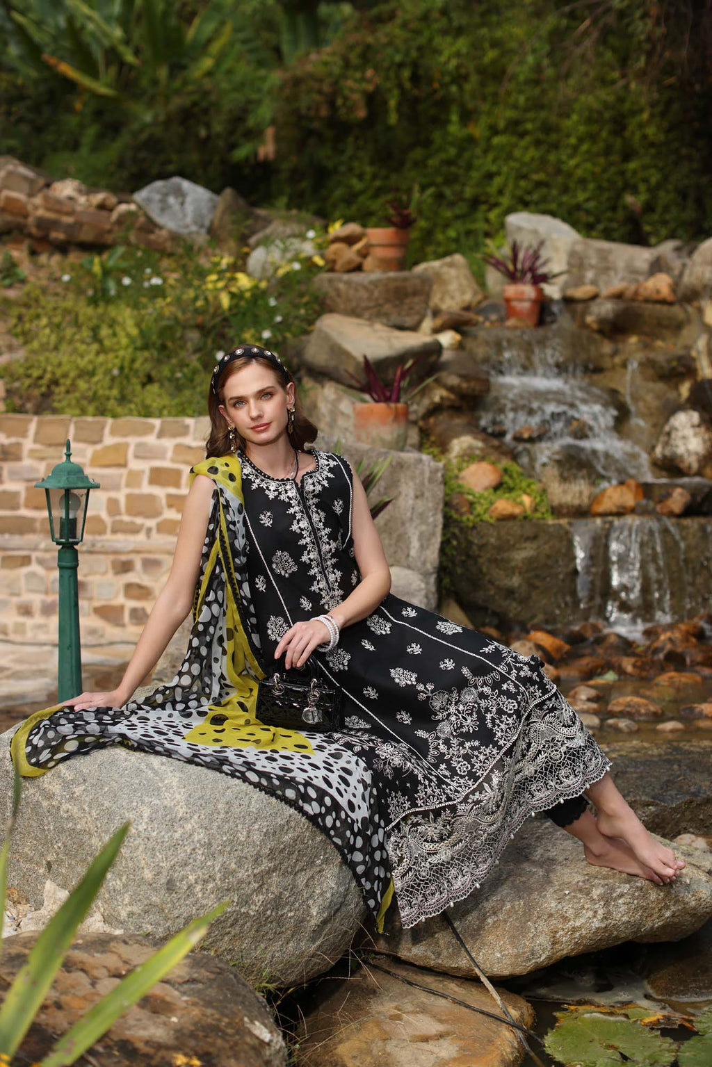 Noor by Saadia Asad | Luxe Chikankari 25 | D3-B - Riwayat-e-Khas