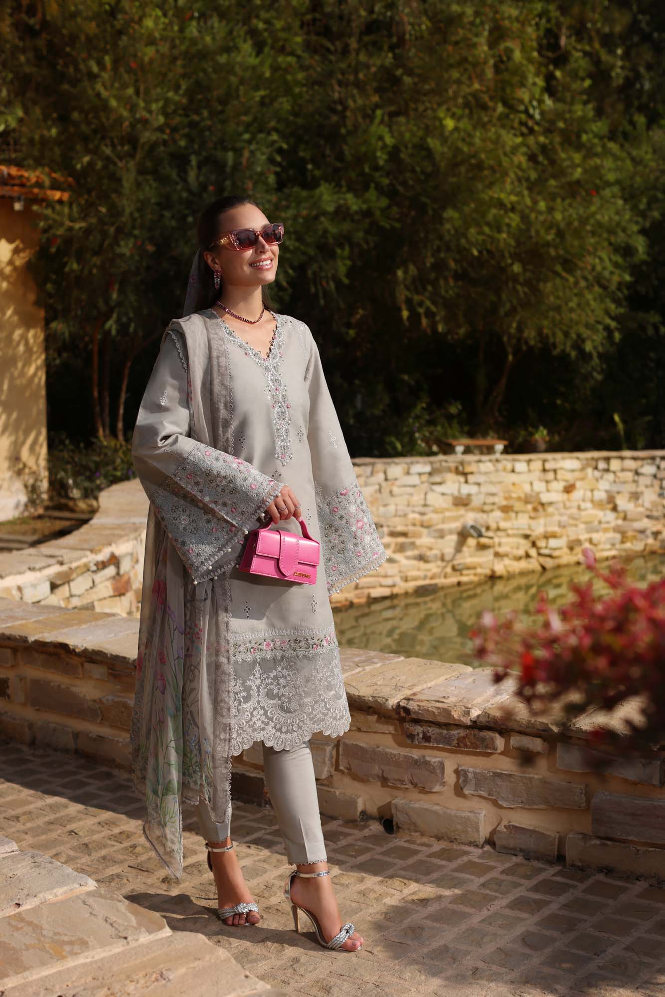 Noor by Saadia Asad | Luxe Chikankari 25 | D1-B - Riwayat-e-Khas
