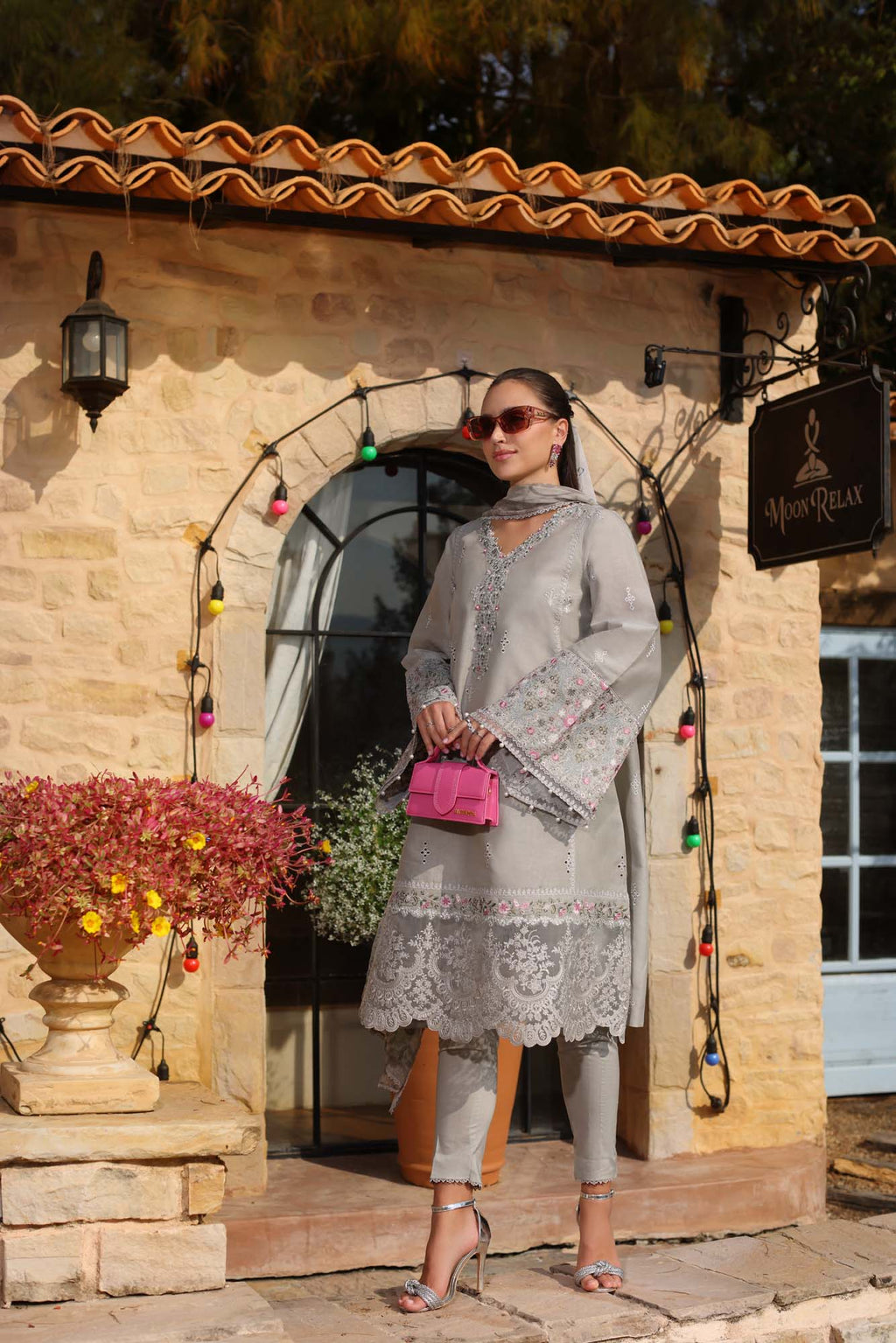 Noor by Saadia Asad | Luxe Chikankari 25 | D1-B - Riwayat-e-Khas