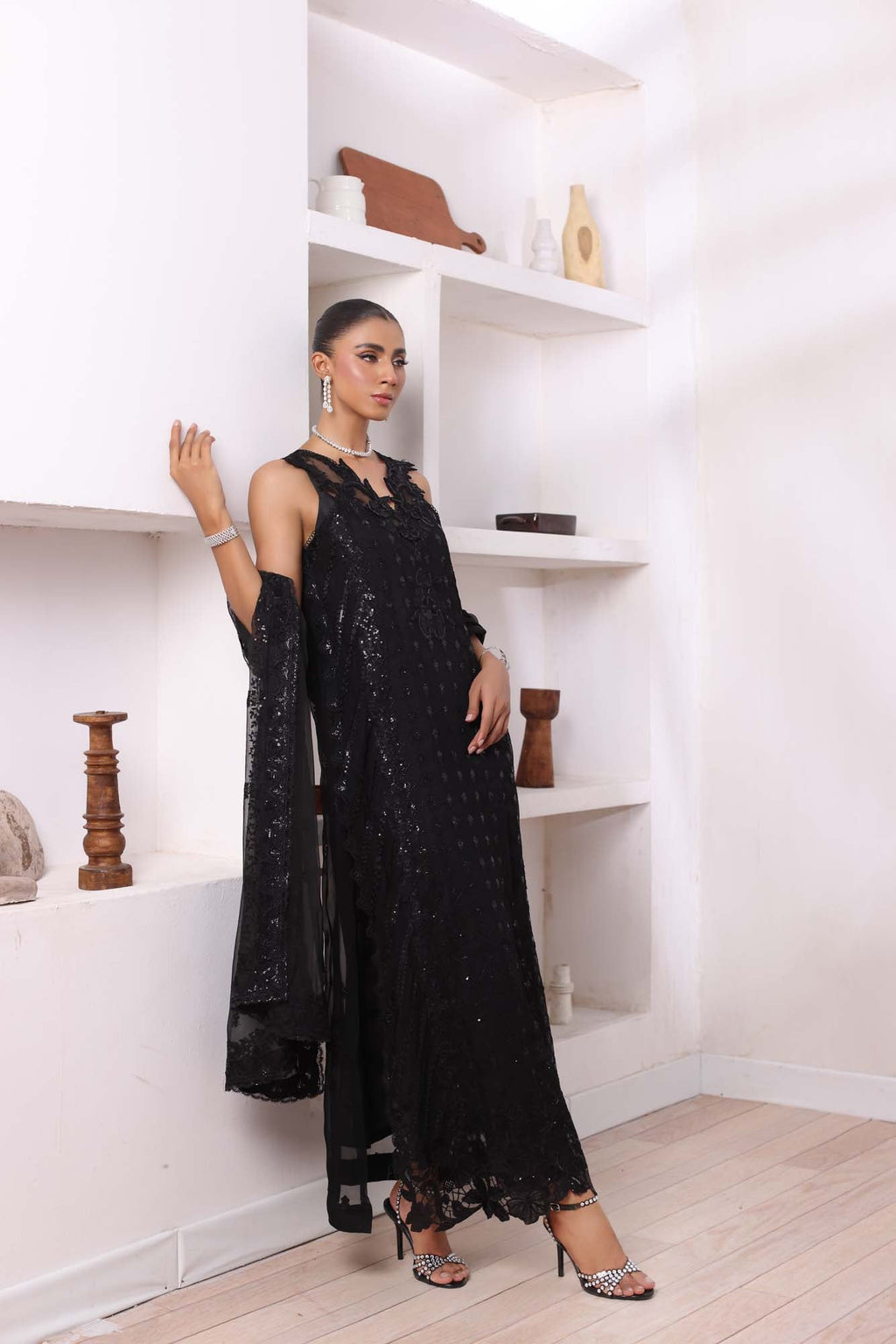 Noor by Saadia Asad | Noor Chiffon De Luxe | D4 - House Of Anaya