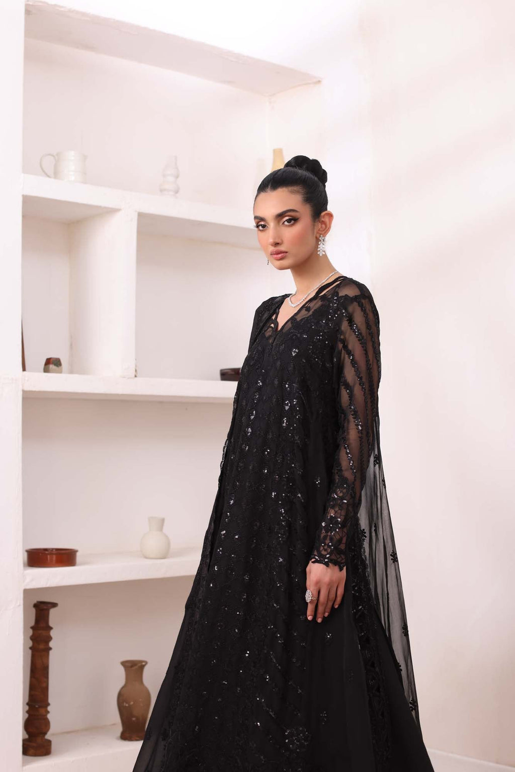 Noor by Saadia Asad | Noor Chiffon De Luxe | D4 - House Of Anaya