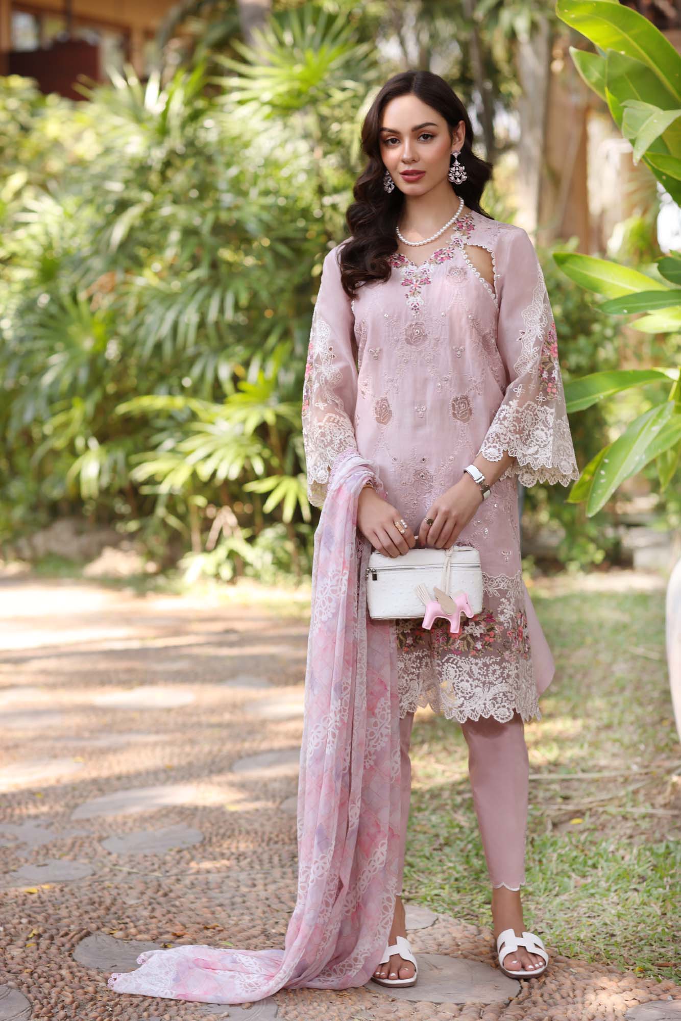 Noor by Saadia Asad | Eid Luxury Laserkari 25 | D8-A