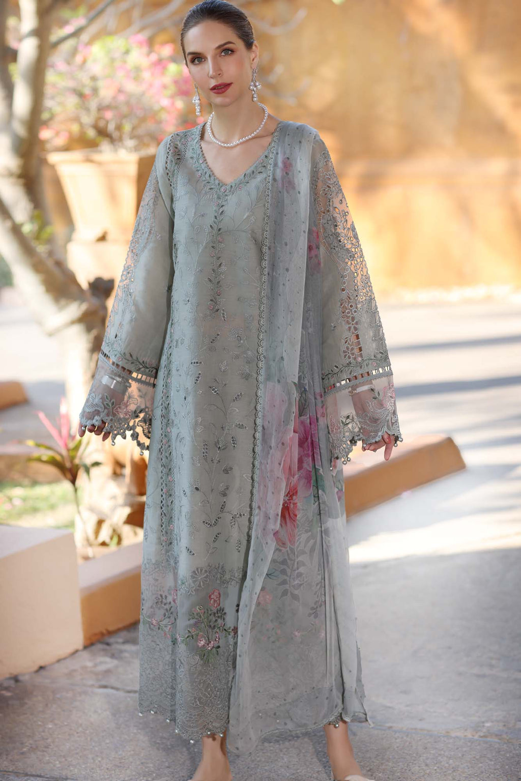 Noor by Saadia Asad | Eid Luxury Laserkari 25 | D1-A