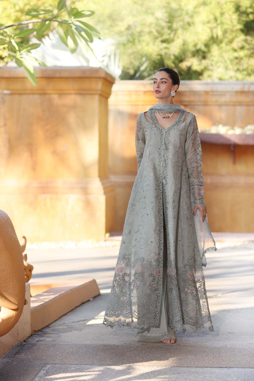 Noor by Saadia Asad | Eid Luxury Laserkari 25 | D1-A