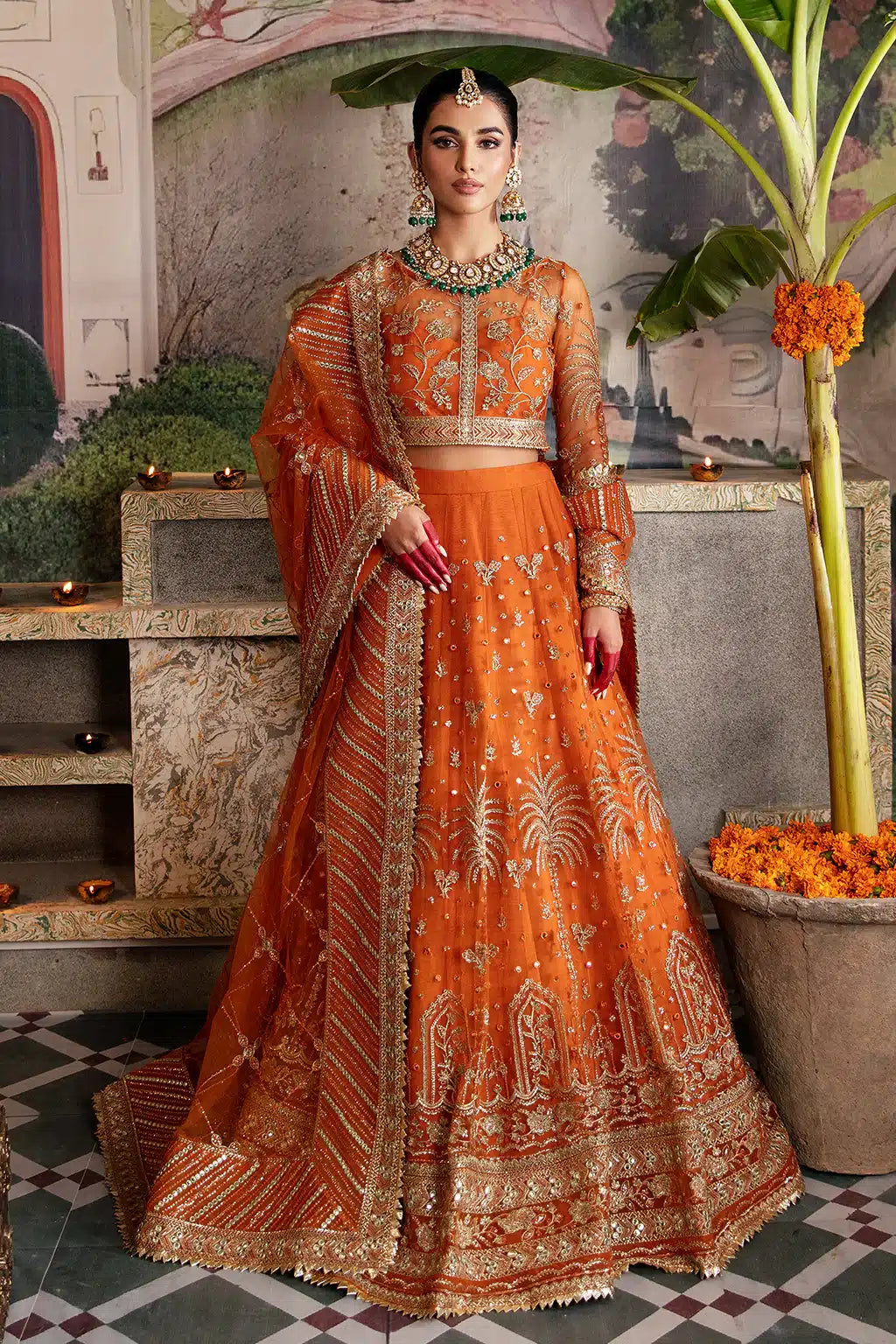 Afrozeh | Shehnai Wedding Formals 23 | Dilaab - House Of Anaya