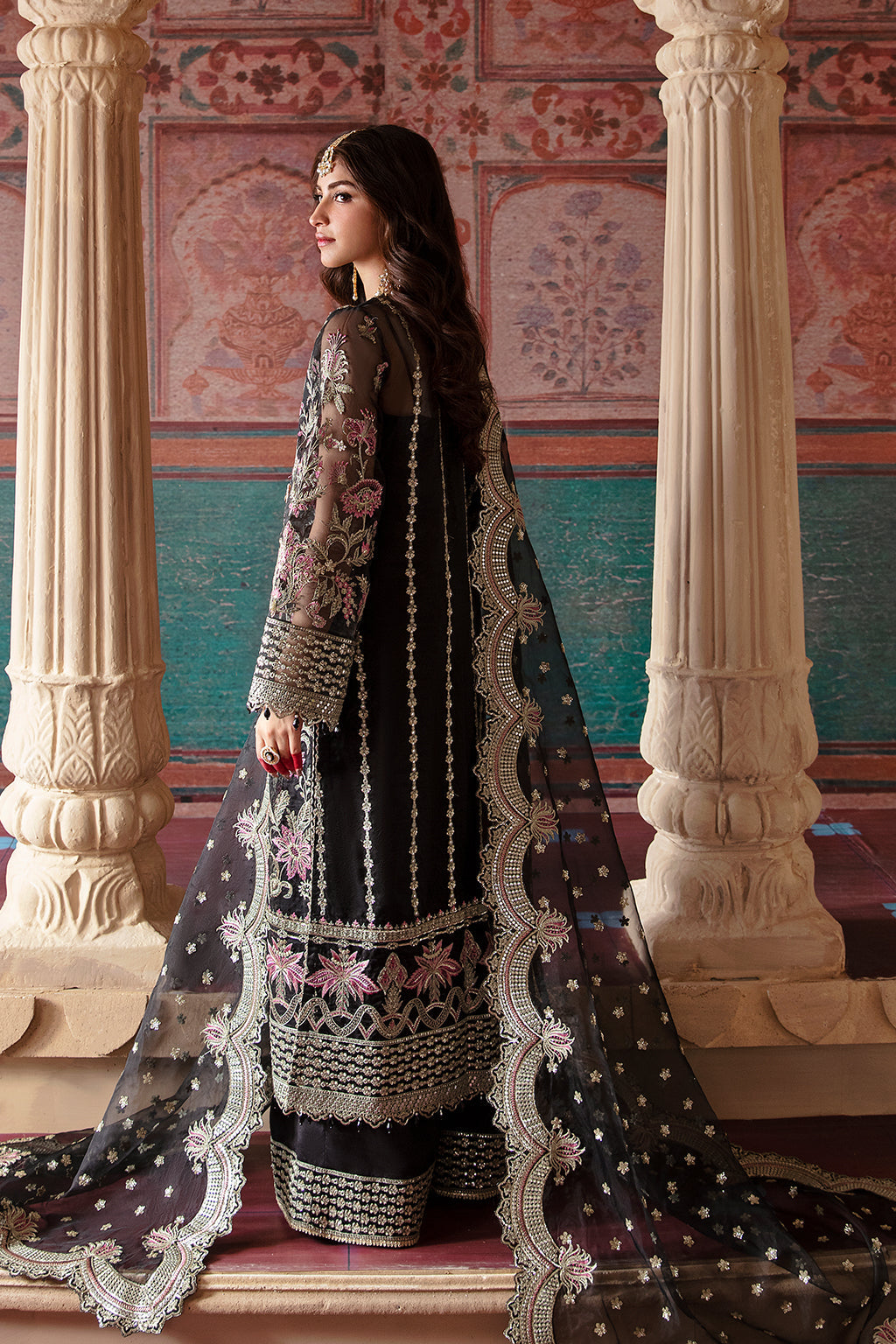 Afrozeh Shehnai Wedding Formal 3Pc Suit AFS-23-V1-03 Abdeen - Riwayat-e-khas