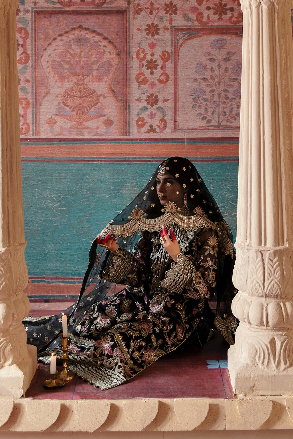 Afrozeh Shehnai Wedding Formal 3Pc Suit AFS-23-V1-03 Abdeen - Riwayat-e-khas