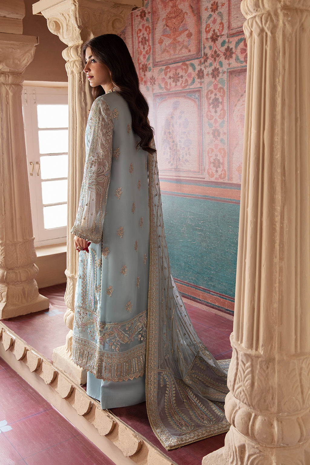Afrozeh Shehnai Wedding Formal 3Pc Suit AFS-23-V1-04 Roop - Riwayat-e-khas