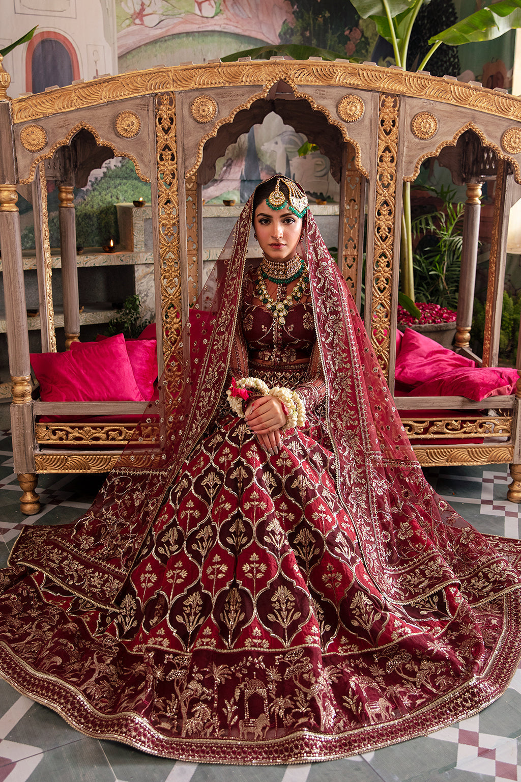 Afrozeh Shehnai Wedding Formal 3Pc Suit AFS-23-V1-06 Tabeer - Riwayat-e-khas