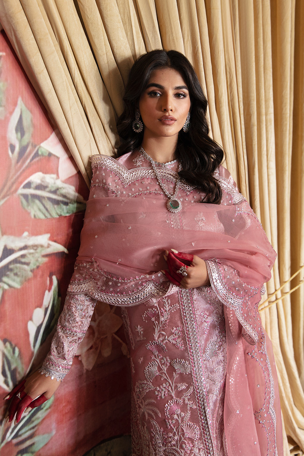 Afrozeh Shehnai Wedding Formal 3Pc Suit AFS-23-V1-10 Nirmala - Riwayat-e-khas