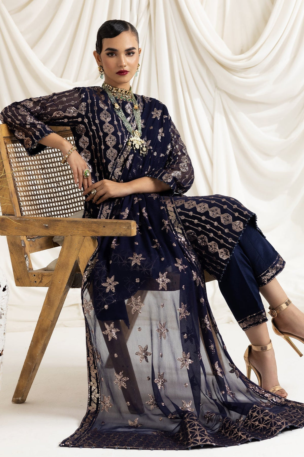 ALIZEH-DUA-V02D01A- AIREEN(NAVY BLUE)