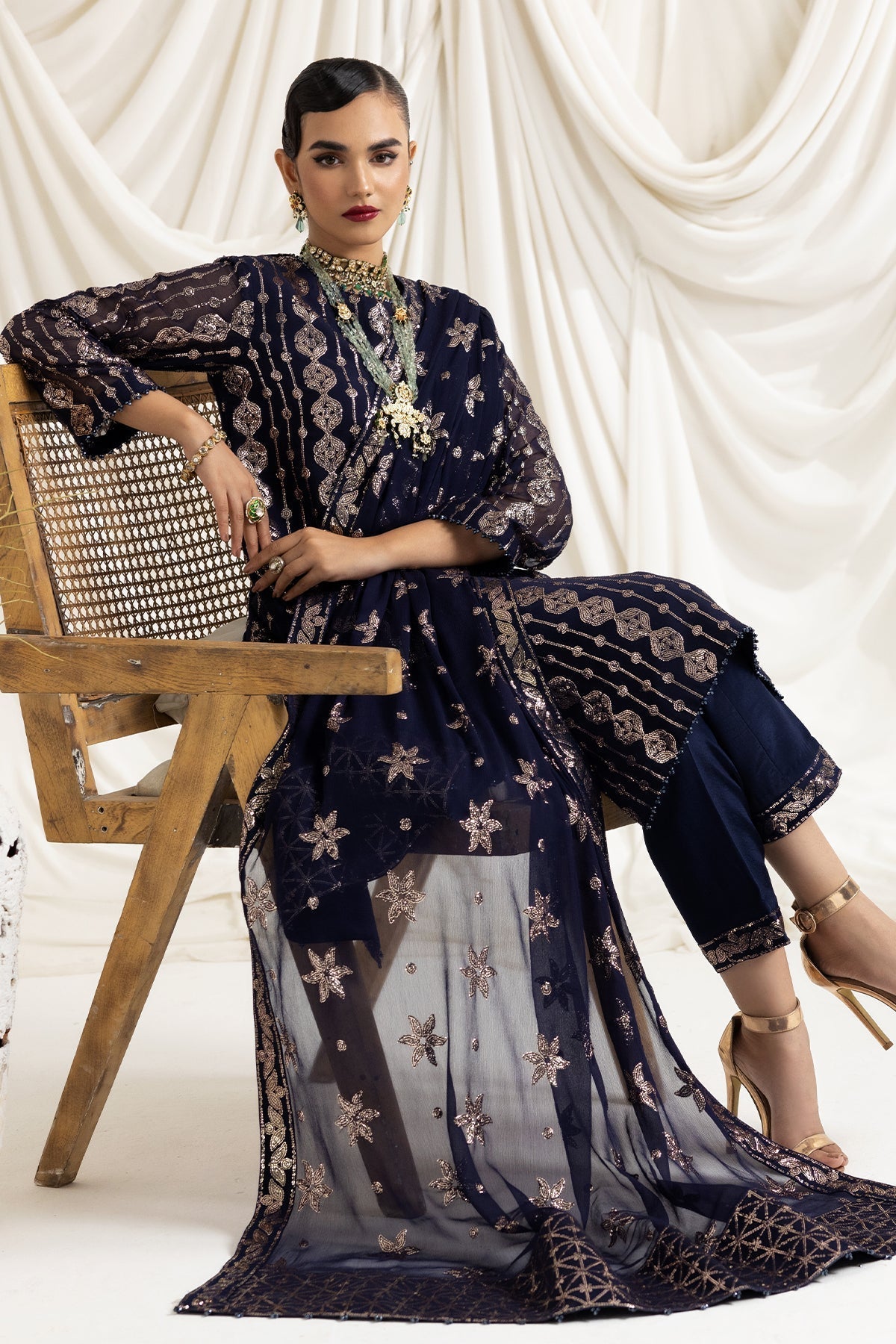 ALIZEH-DUA-V02D01A- AIREEN(NAVY BLUE)