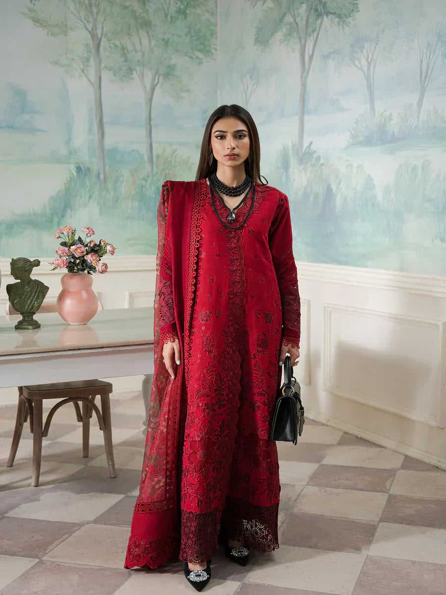 Maryum Hussain | Laani Luxury Pret | Ruby - House Of Anaya