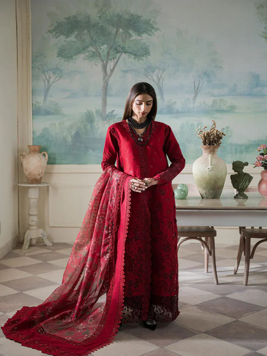 Maryum Hussain | Laani Luxury Pret | Ruby - House Of Anaya