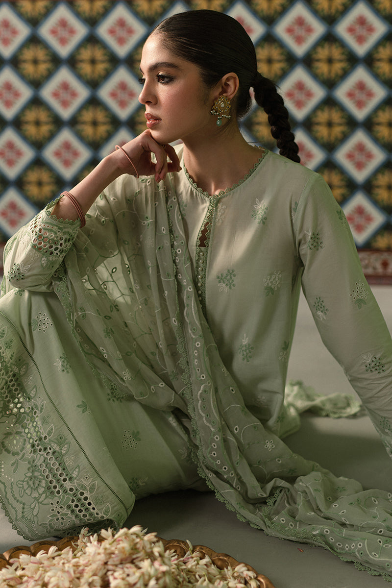 Cross Stitch | Chikankari Lawn Collection | P-01 - House Of Anaya