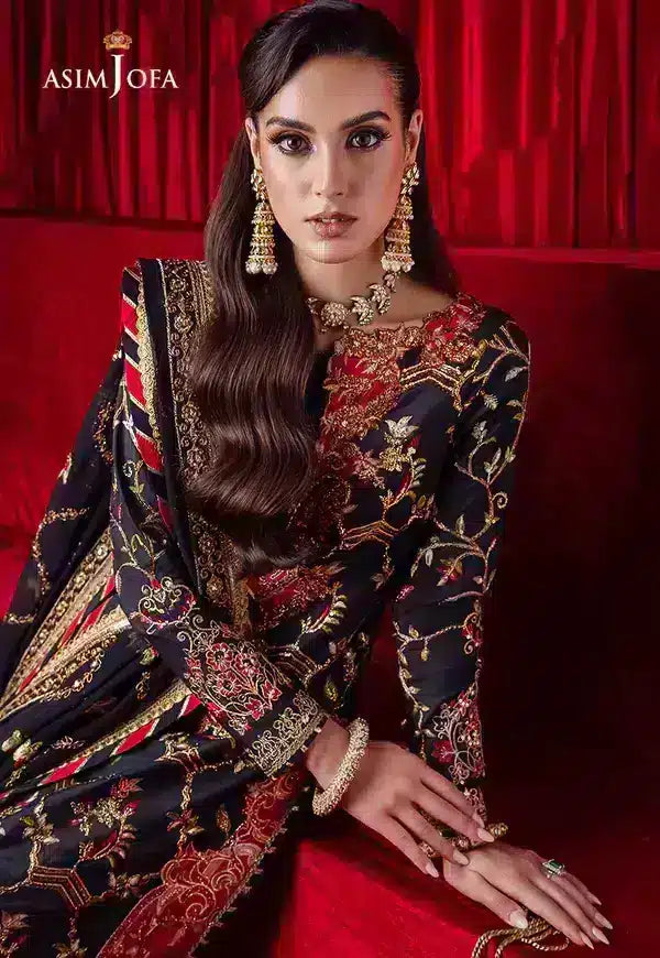 Asim Jofa | Bekhudi Luxury Chiffon 23 | AJBK-02 - House Of Anaya