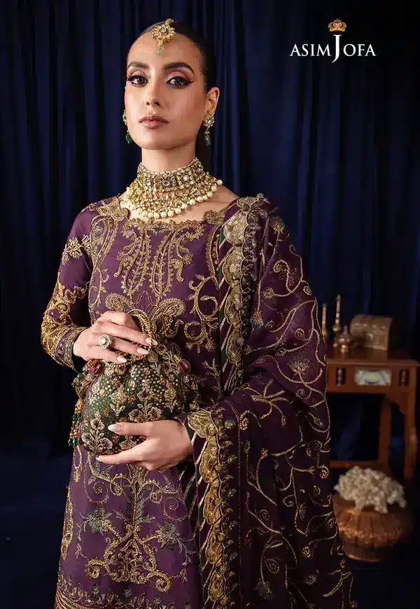 Asim Jofa | Bekhudi Luxury Chiffon 23 | AJBK-07 - House Of Anaya