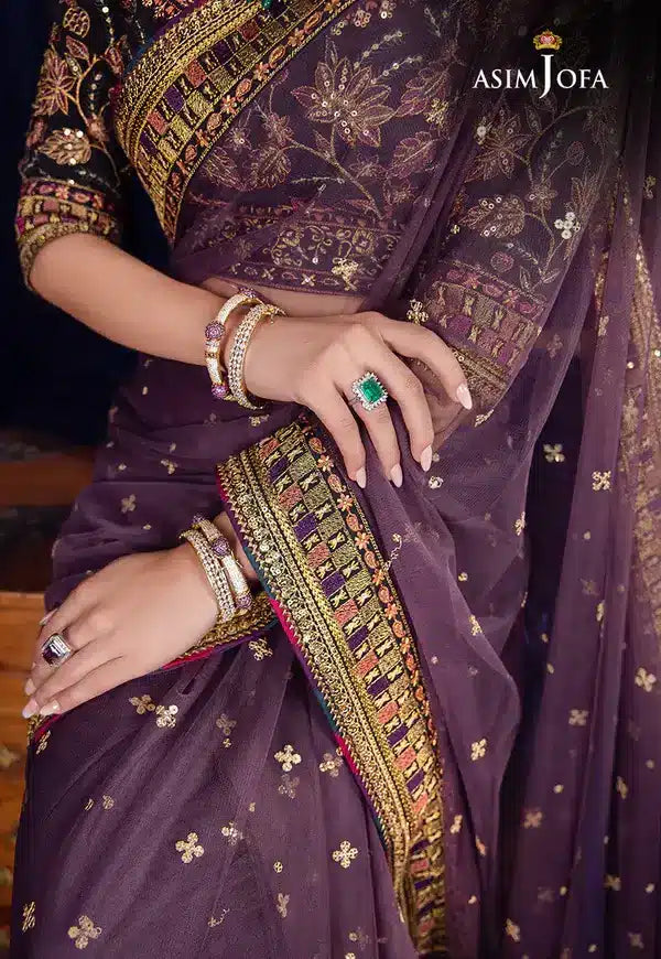 Asim Jofa | Bekhudi Luxury Chiffon 23 | AJBK-08 - House Of Anaya