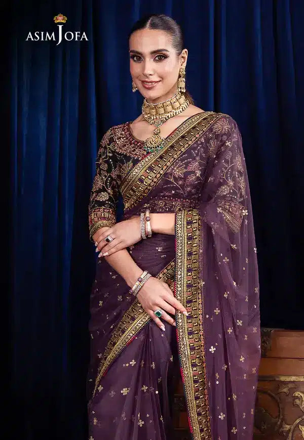 Asim Jofa | Bekhudi Luxury Chiffon 23 | AJBK-08 - House Of Anaya