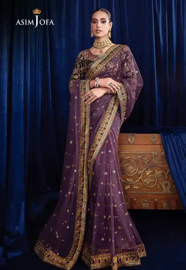 Asim Jofa | Bekhudi Luxury Chiffon 23 | AJBK-08 - House Of Anaya