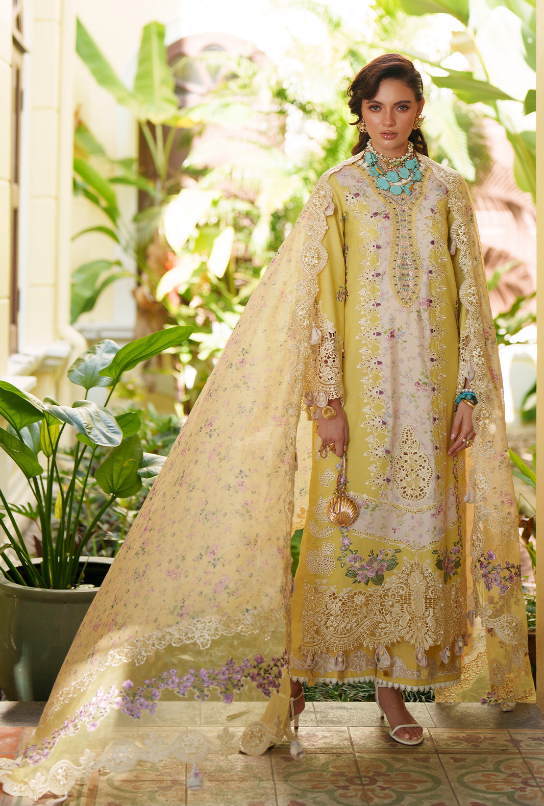 AJR Couture | Evara Luxury Lawn | Kaia