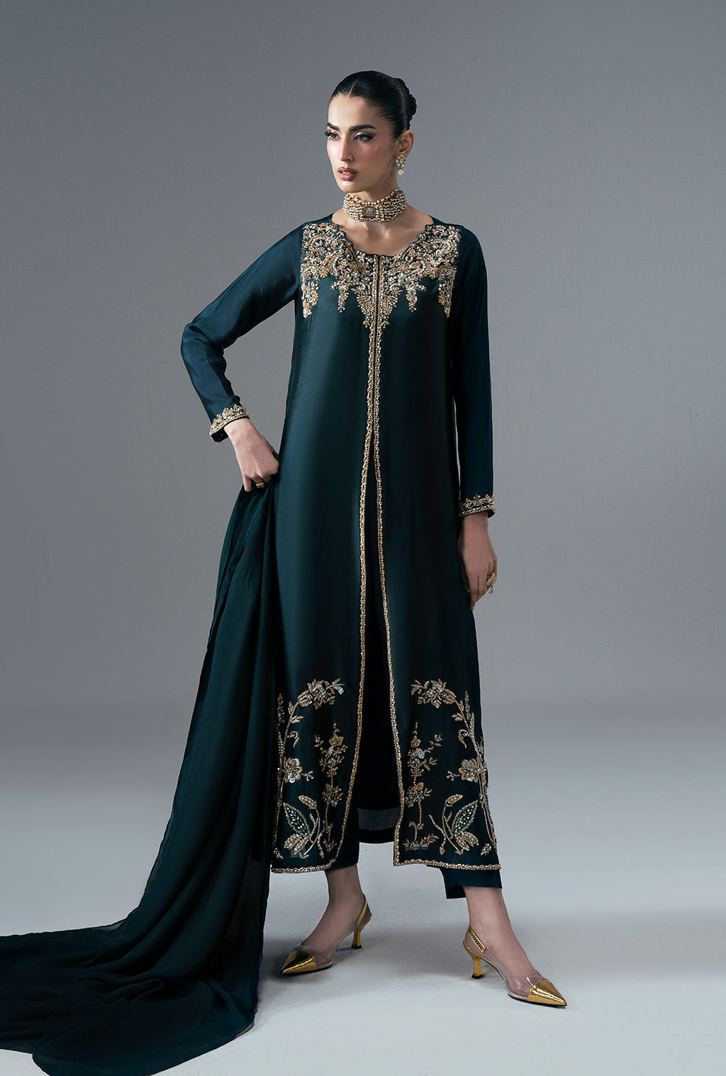 AJR Couture | AJR Symphony Pret'26 | Jade Mirage - 1